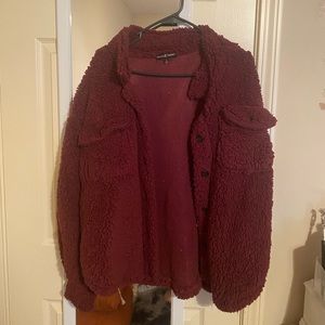 Fleece shacket